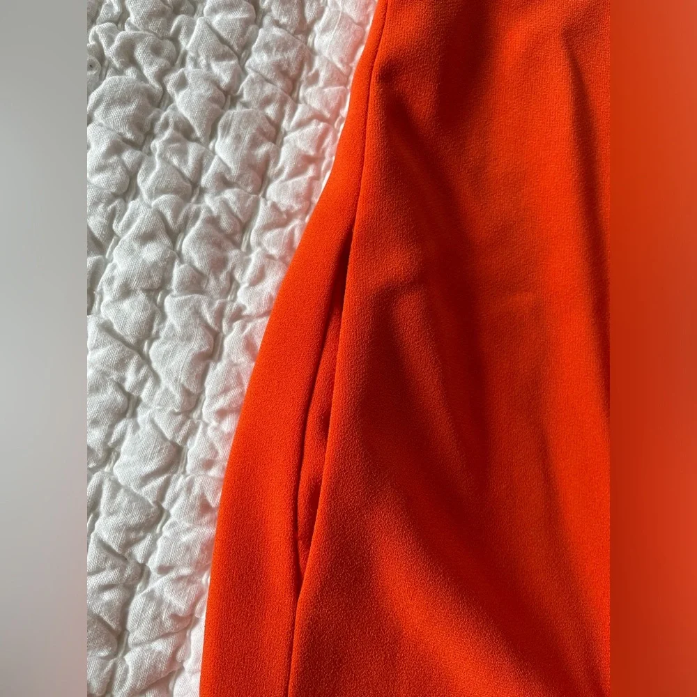 Lauren Ralph Lauren Bright Orange Shift Dress - Picture 5 of 10